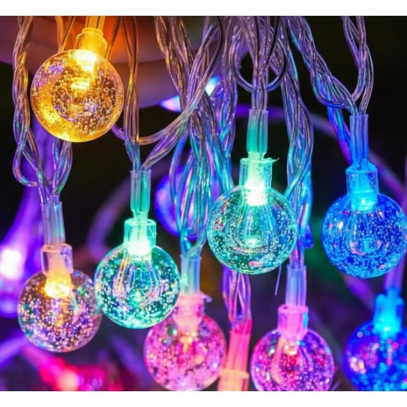 5 Metre 28 LED Kristal Top Gün Işığı Işık Şeridi Dekoratif Aydınl
