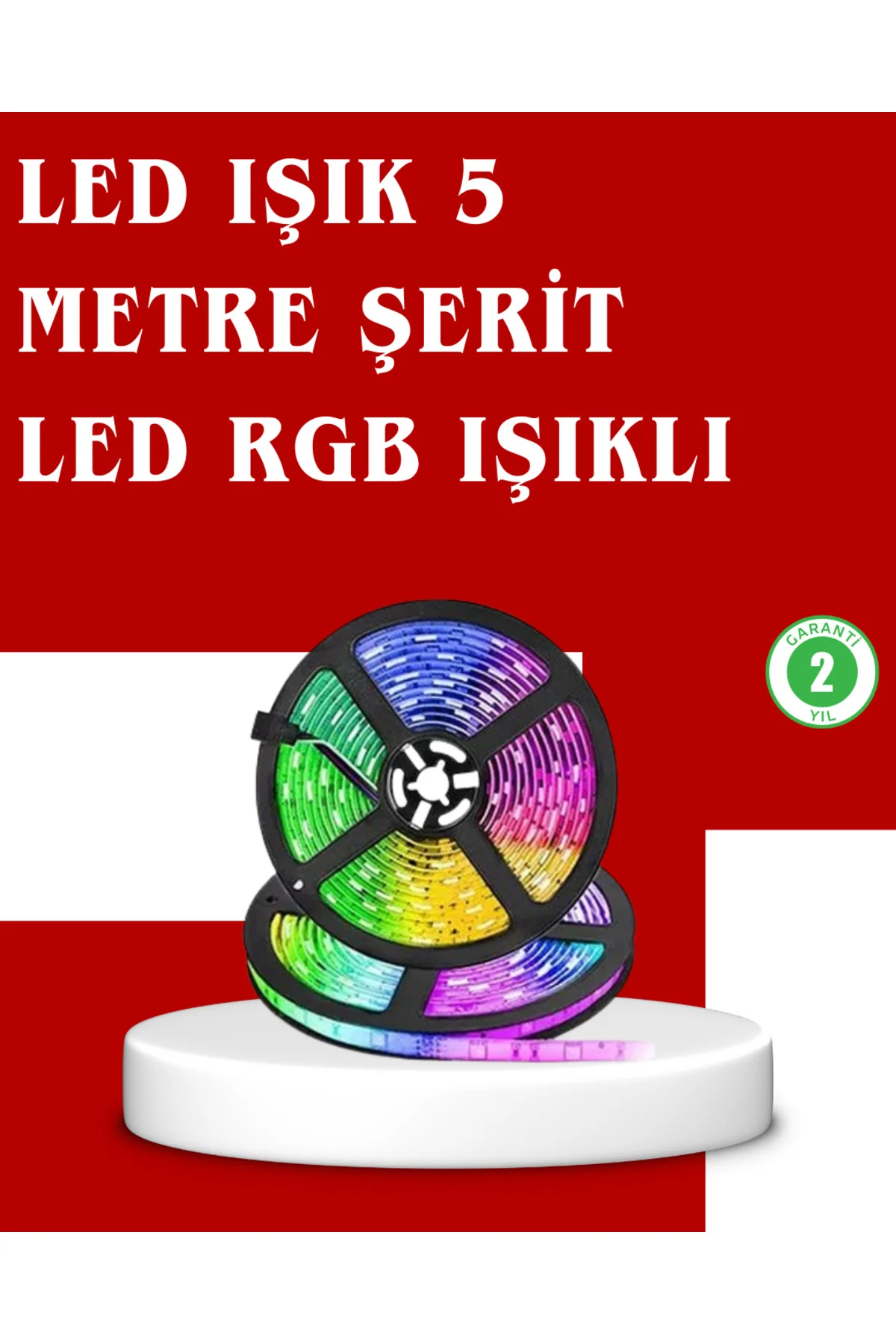 5 Metre Kumandalı RGB Şerit LED Aydınlatma