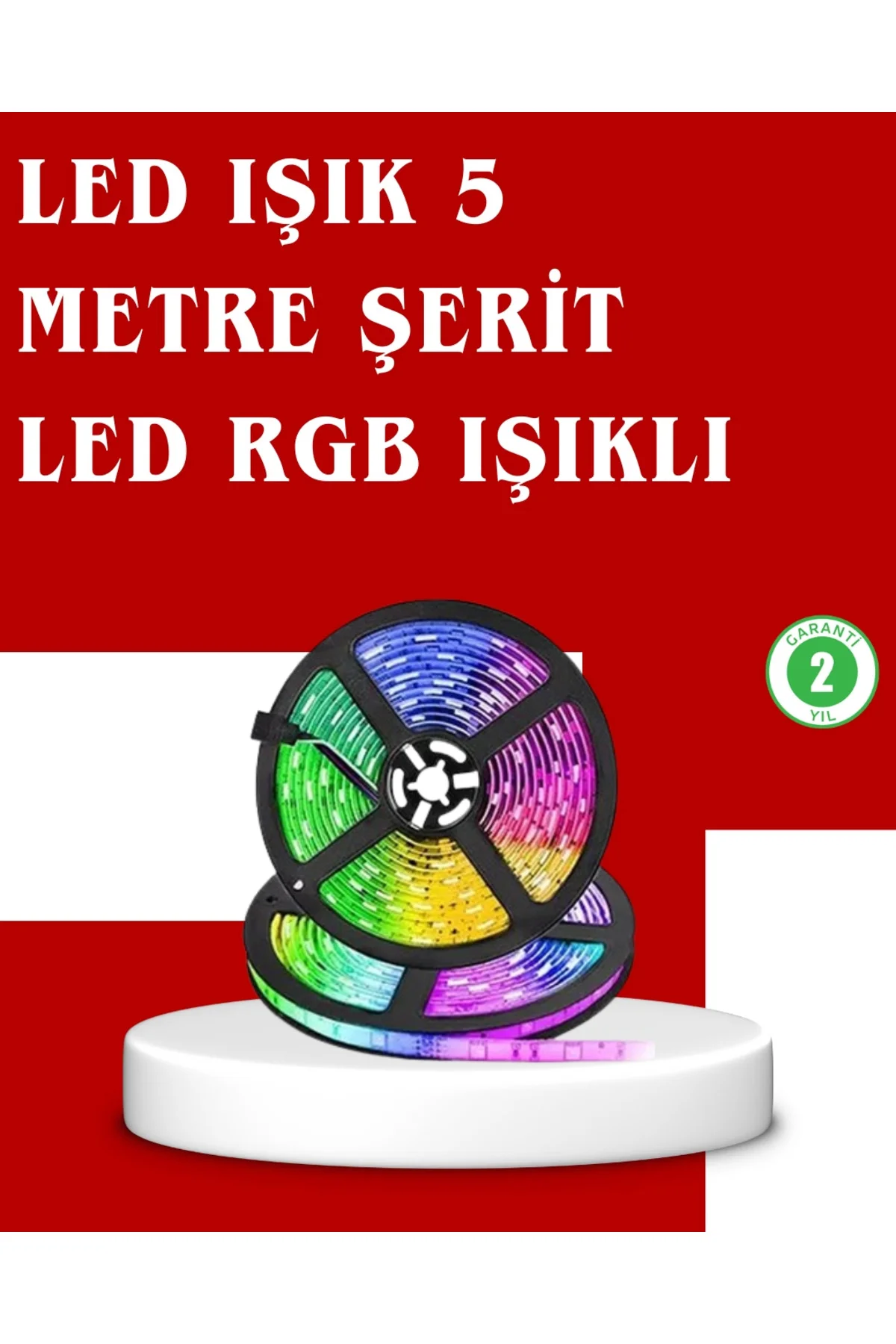 5 Metre Kumandalı Rgb Şerit Led Aydınlatma