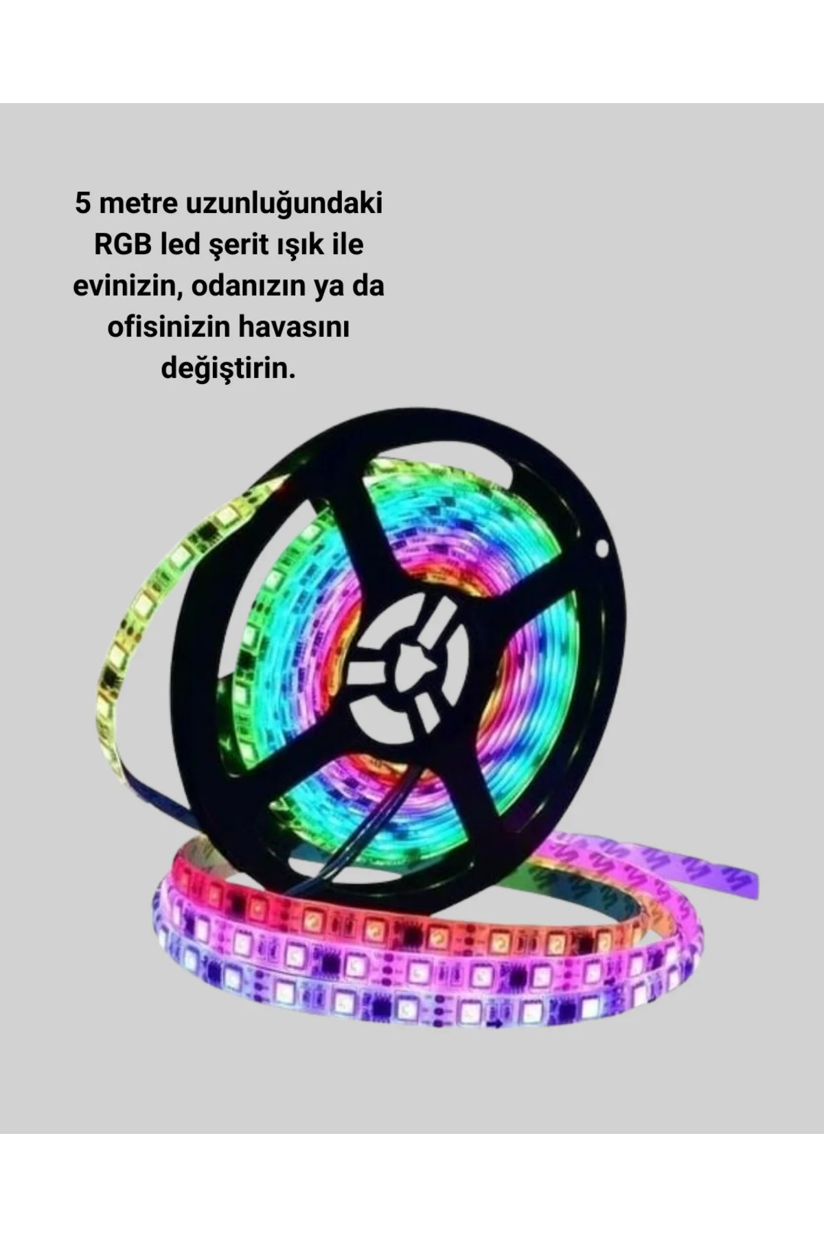 5 Metre Kumandalı Su Geçirmez Şerit LED - Lisinya