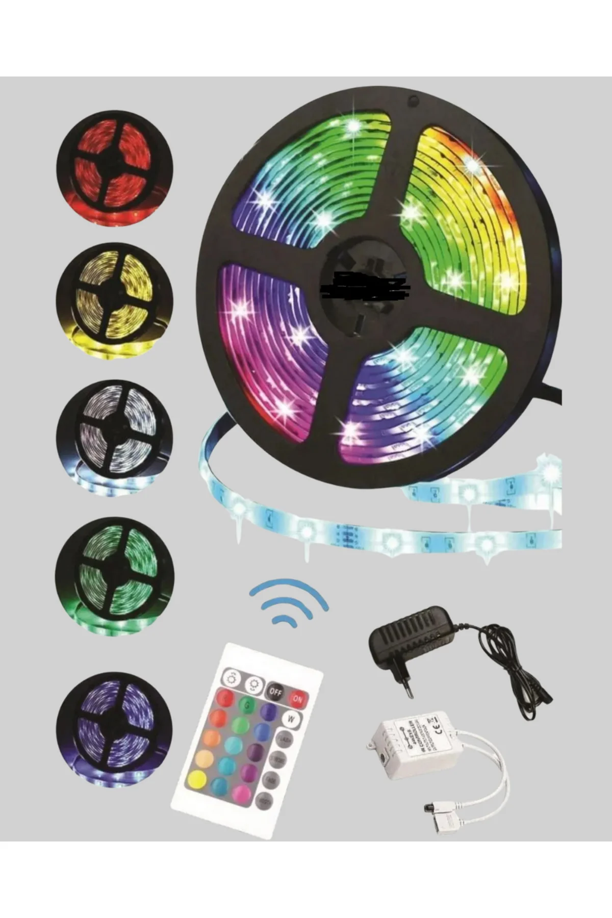 5 Metre Kumandalı Su Geçirmez Şerit LED - Lisinya