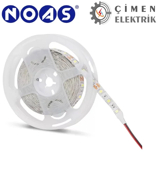 5 METRE NOAS YL40 4001 İç Mekan 3 Çip 12V Şerit Led 6400K Beyaz I