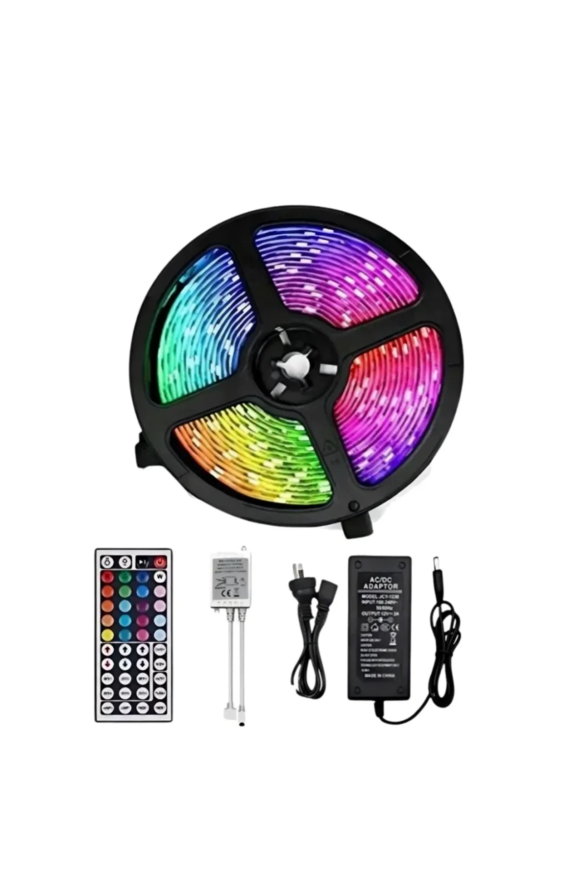 5 Metre RGB LED Şerit Kumandalı 5050 Renk Değiştiren LED Strip