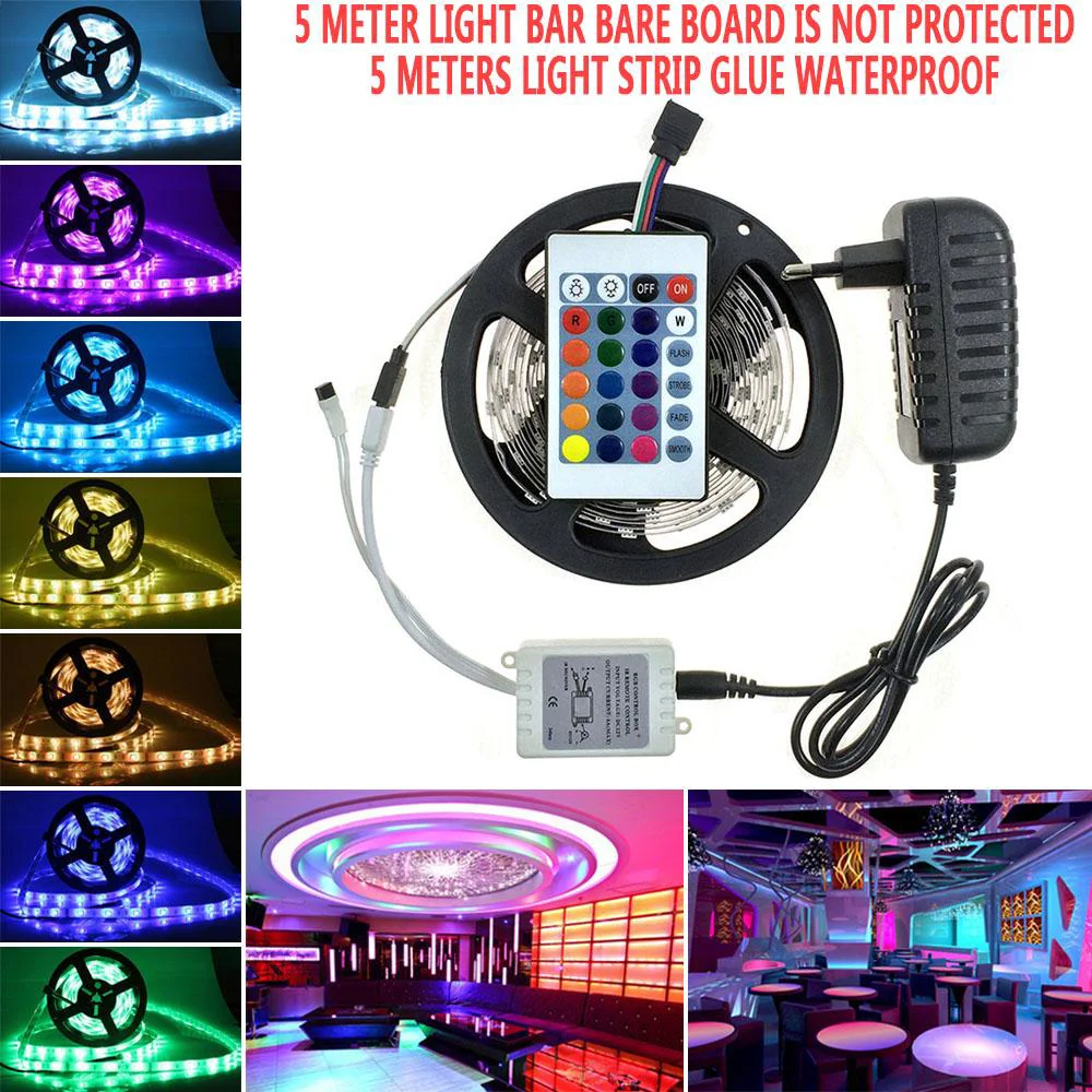 5 Metre Rgb Şerit Led Seti-İç ve Dış Mekan Silikonlu-Tak Çalıştır 5 Metre Rgb Şerit Led Seti-İç ve Dış Mekan Silikonlu-Tak Çalıştır