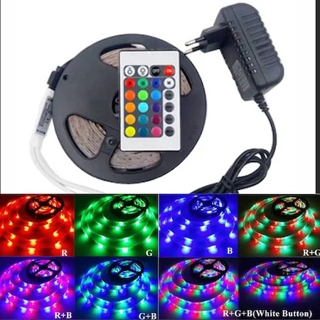 5 Metre Rgb Şerit Led Seti-iç ve Dış Mekan Silikonlu-tak Çalıştır Fiyatı, Yorumları ve Özellikleri