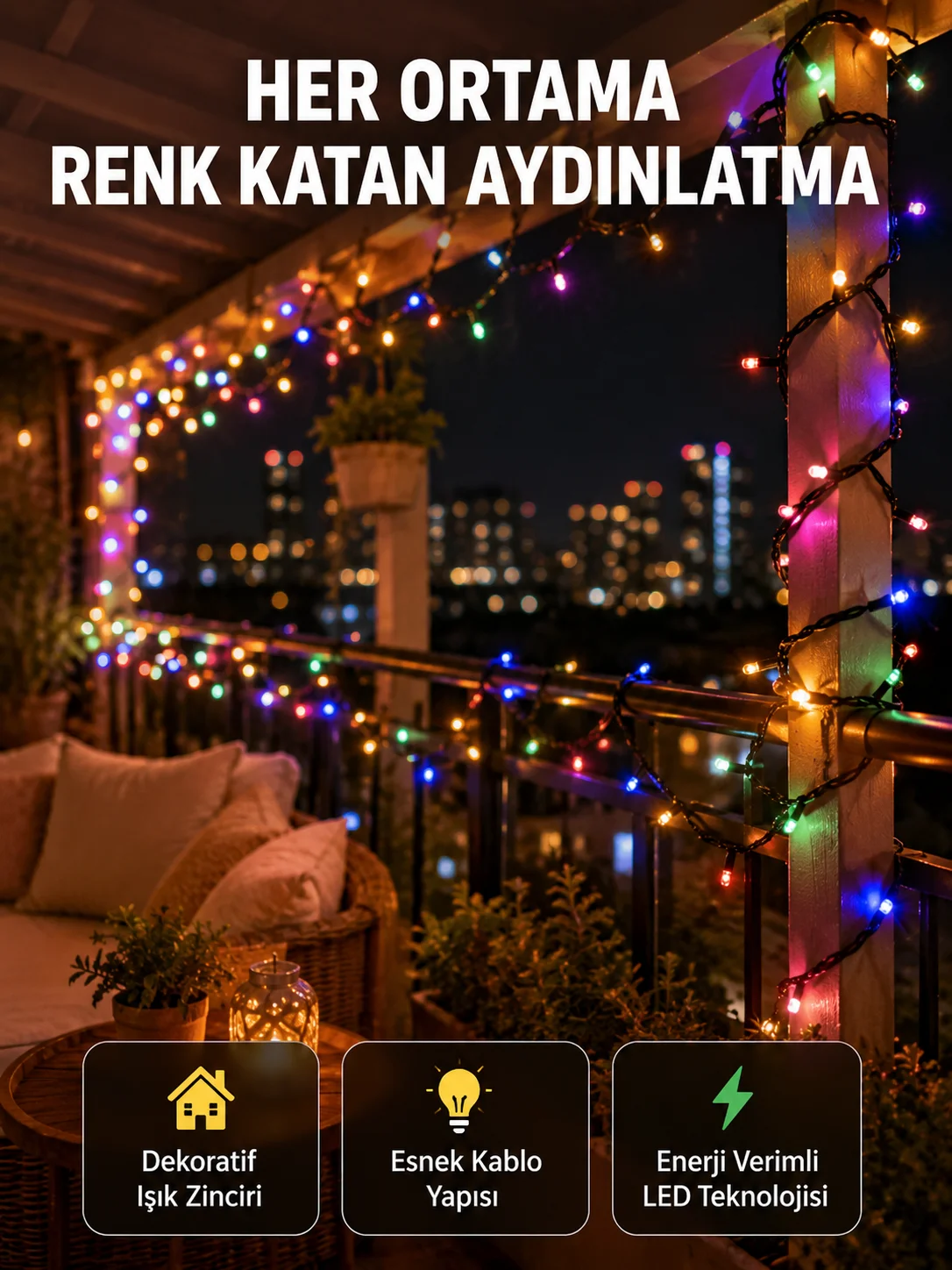 5 Metre Şeffaf Kablo LED Peri Işığı 50 Ampullü Dekoratif Led Yeni Nesil 5 Metre Şeffaf Kablo LED Peri Işığı 50 Ampullü Dekoratif Led Yeni Nesil