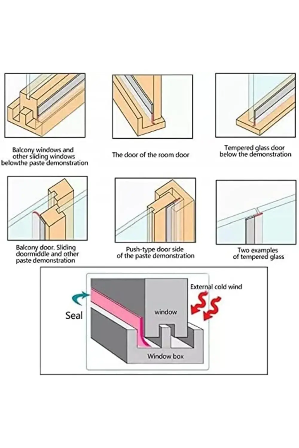 5 Metre Şeffaf Silikon İzolasyon Bandı | Kendinden Yapışkanlı Fit