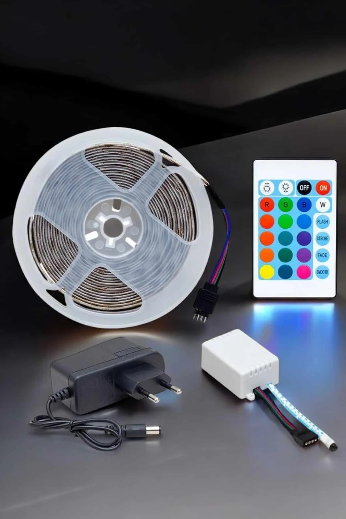 5 Metre Şerit Led RGB Işıklı Kumandalı Güç Adaptörü Her Ortama Uygun Fiyatı, Yorumları ve Özellikleri