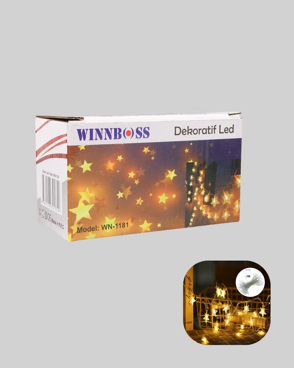 5 Metre Yıldız Led Işık Güneş Işığı - Dekoratif Aydınlatma