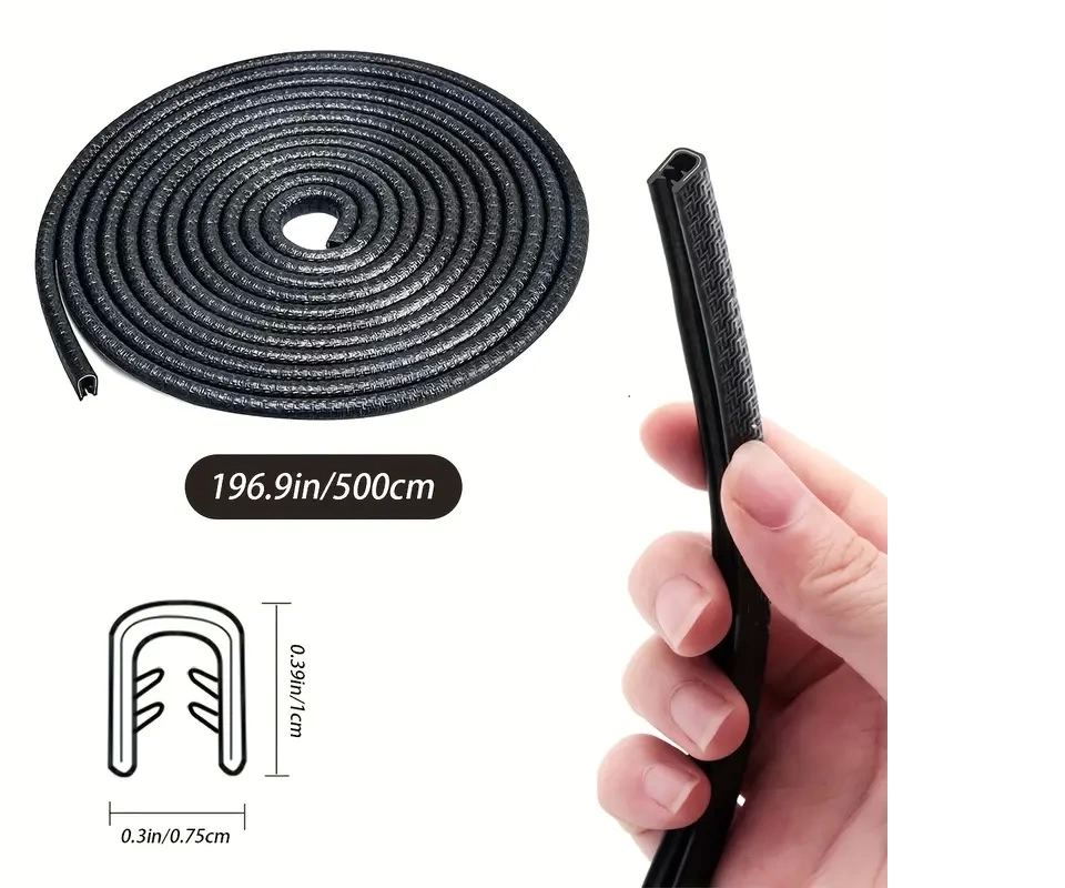 Just Cheap Store 5 Metrelik Araba Kapı Kenar Koruma Şeridi Rulosu