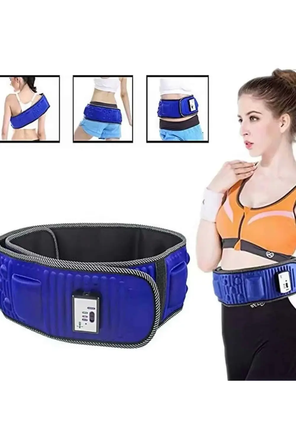5 Motorlu Titreşimli Masaj Aleti Göbek Kemeri Selülit Cihazı Erit