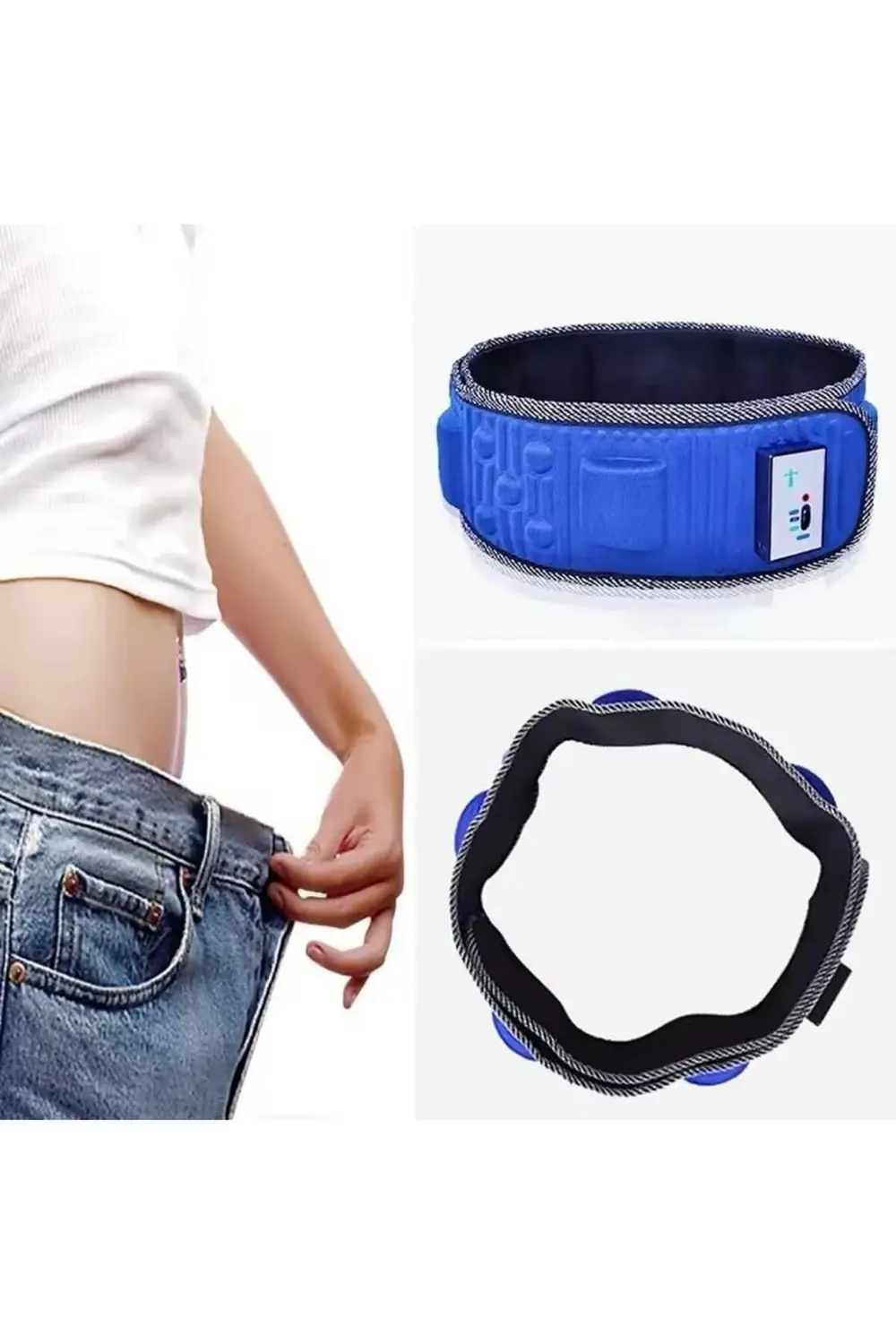 5 Motorlu Titreşimli Masaj Aleti Göbek Kemeri Selülit Cihazı Erit