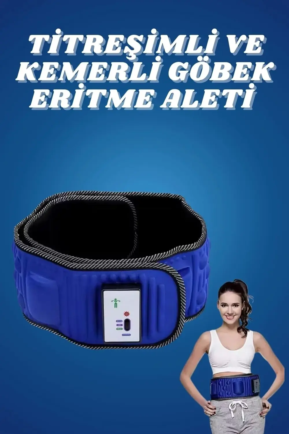 5 Motorlu Titreşimli Masaj Aleti Göbek Kemeri Selülit Cihazı Erit