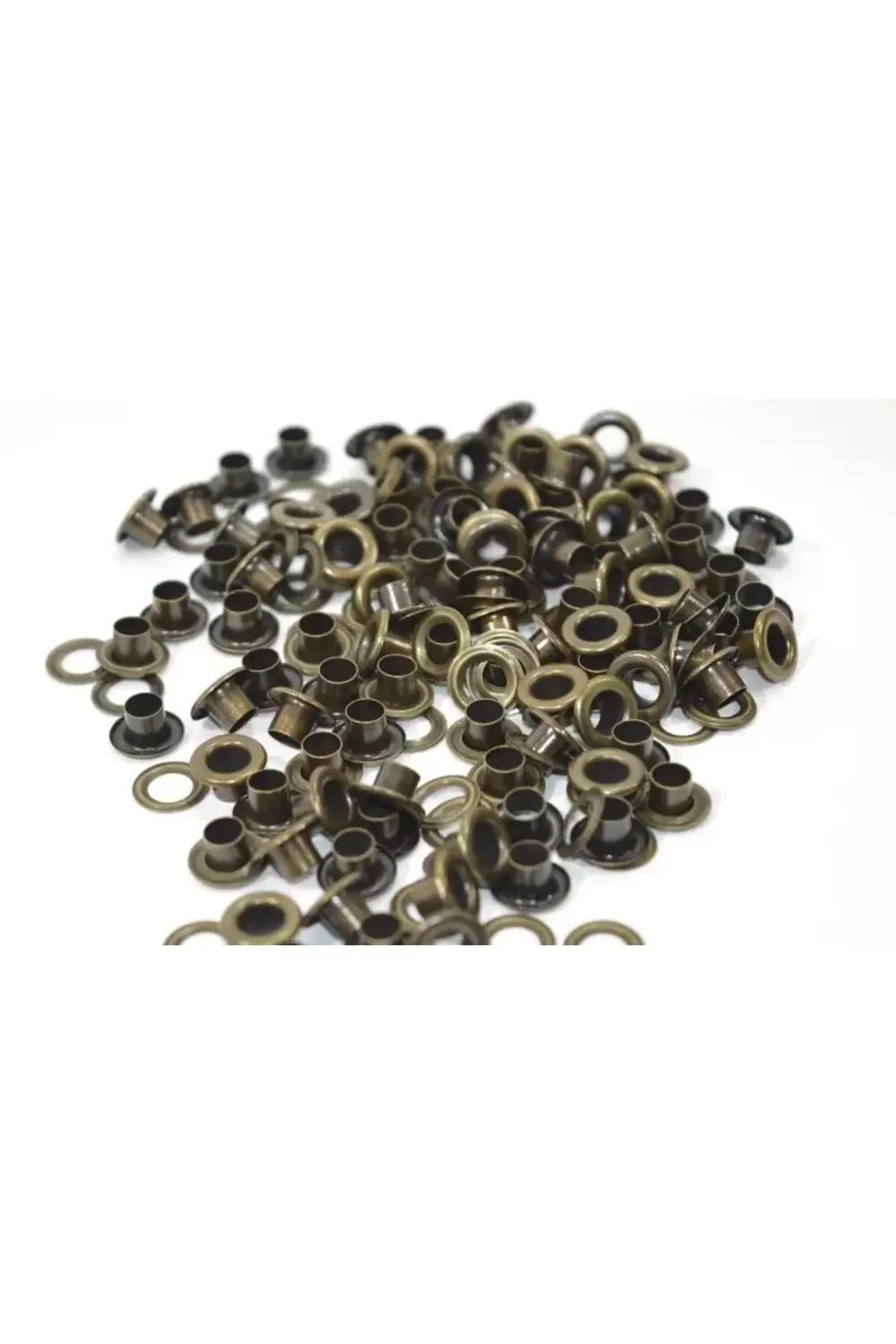 Tuhafiyecimiz 5 No Sac Pullu Antik Kuşgözü Kapsülü 1000 Takım (Bronz Renk)