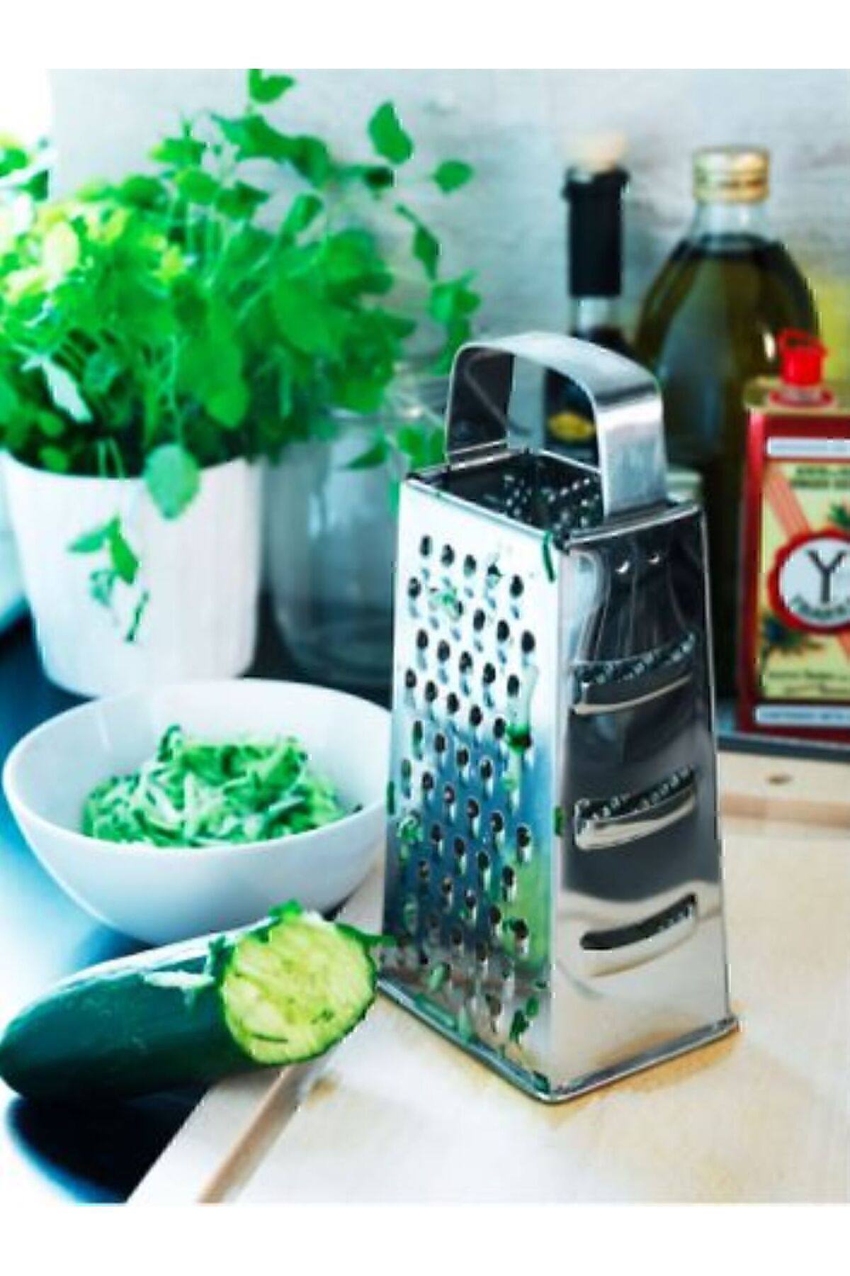 İkea 5 Parça 4'Lü Mutfak Set; Koncıs Sarımsak Ezici İdealısk Rende İde