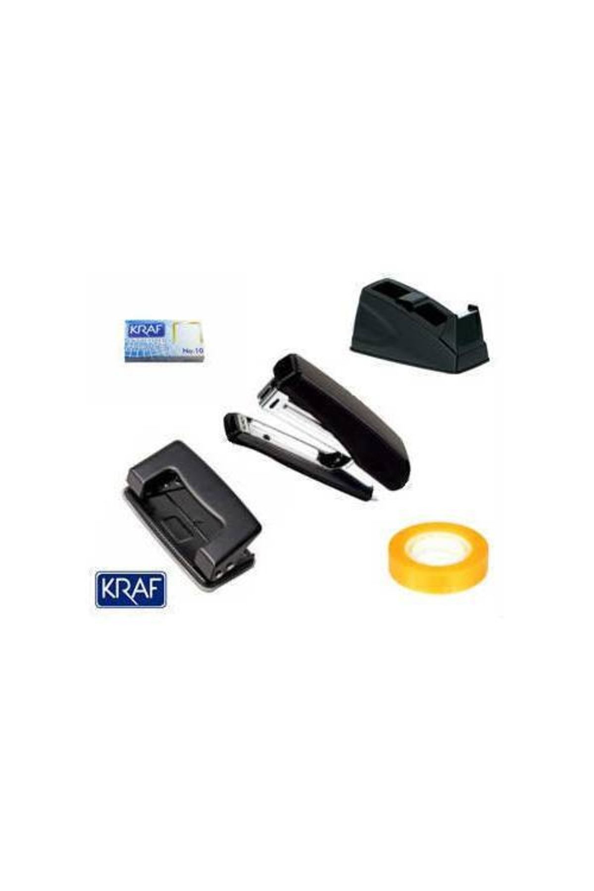 Kraf 5 Parça Ofis Kırtasiye Seti Fx