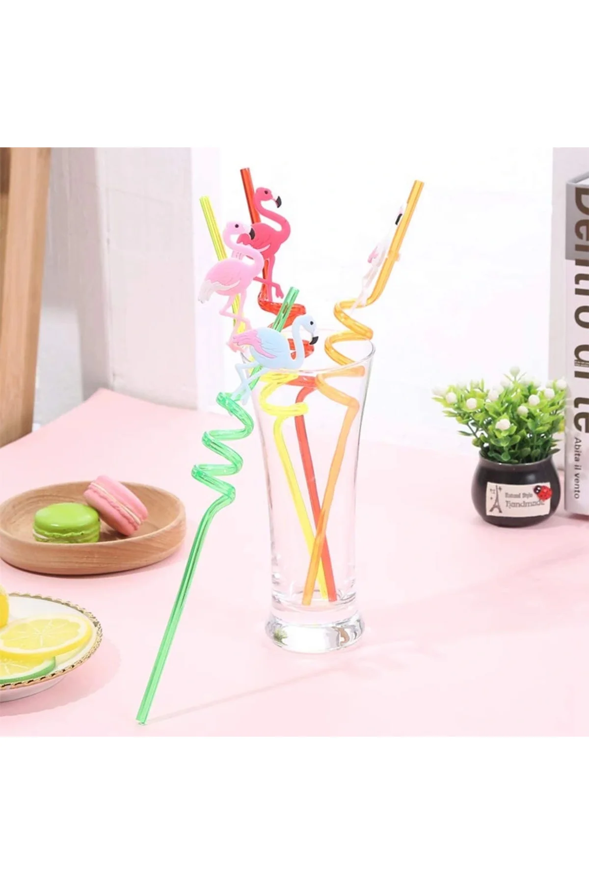 5 Parça Renkli Pipet Seti - Emojili Spiral Kokteyl- Çocuk Pipeti Temizleme Fırçalı 5 Parça Renkli Pipet Seti - Emojili Spiral Kokteyl- Çocuk Pipeti Temizleme Fırçalı - Görsel 5
