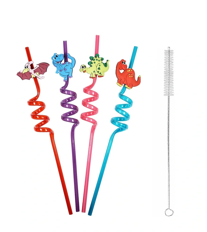 5 Parça Renkli Pipet Seti - Emojili Spiral Kokteyl- Çocuk Pipeti Temizleme Fırçalı 5 Parça Renkli Pipet Seti - Emojili Spiral Kokteyl- Çocuk Pipeti Temizleme Fırçalı