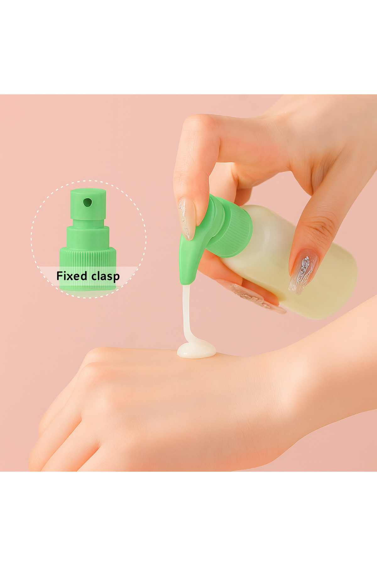 Pazar Kapısı 5 Parça Seyahat Çanta İçi Şişeler Makyaj & Kişisel Bakım Şişe Set