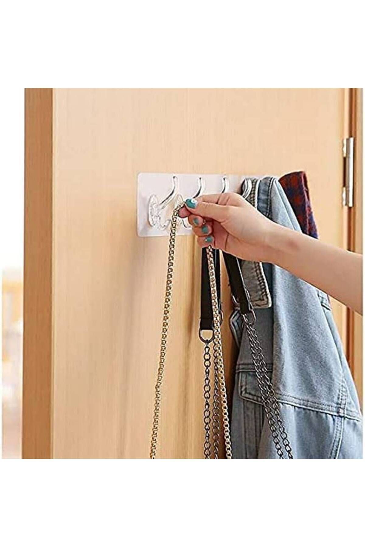 Transformacion 5 Pinli Yapışkanlı Askı Xenoty Design 3 Lü Set