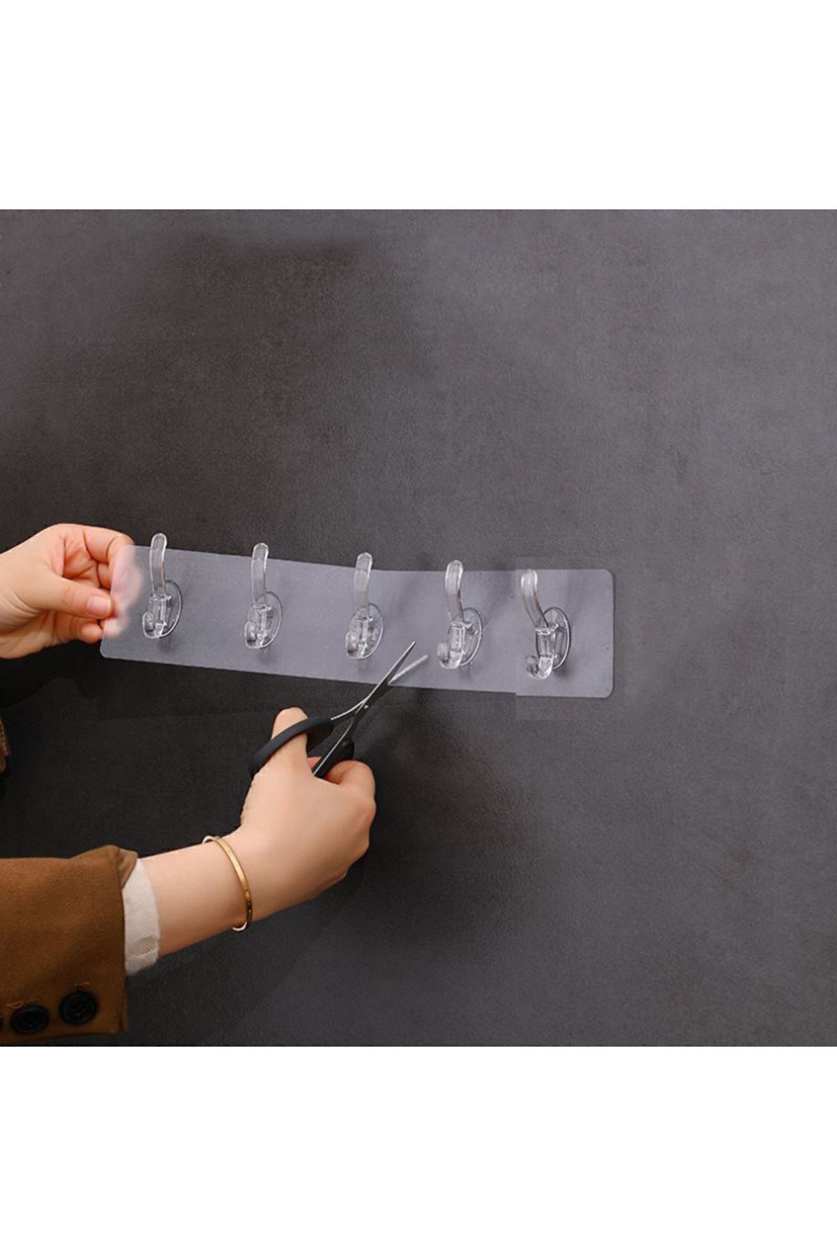 Transformacion 5 Pinli Yapışkanlı Askı Xenoty Design 3 Lü Set