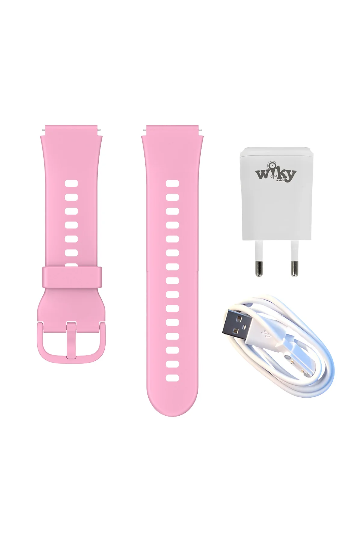 5 Plus Pembe Akıllı Saat Kasa Kordon Seti + Adaptör ve Şarj Kablosu 5 Plus Pembe Akıllı Saat Kasa Kordon Seti + Adaptör ve Şarj Kablosu