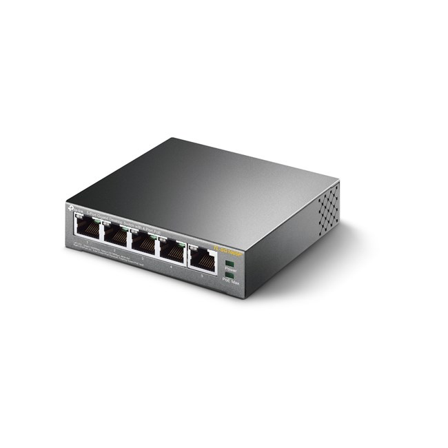 Tp-Link 5 Port 10/100/1000 Mbps Switch 4-Port Poe Tl-Sg1005p