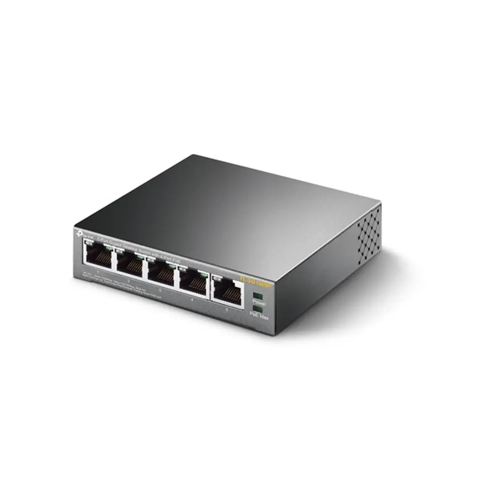 5 PORT 10/100/1000 MBPS SWITCH 4-PORT PoE TL-SG1005P