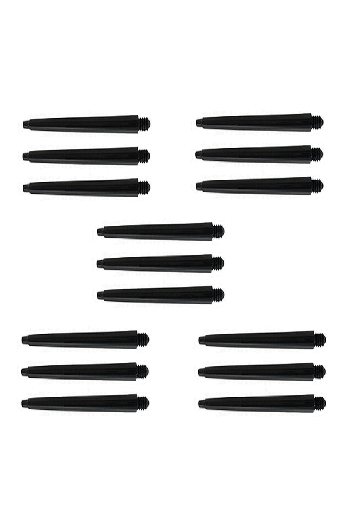 Dartsan 5 Set (15 Adet) 35Mm Nylon Dart Şaft-Shaft. Siyah