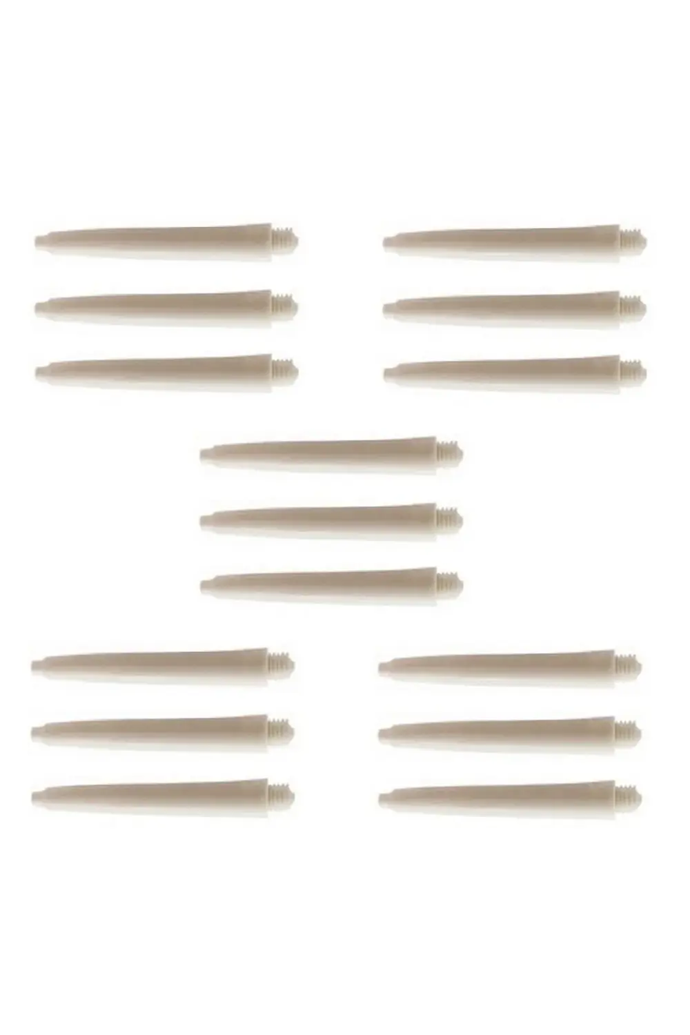 5 Set (15 ADET) 35mm Nylon Dart Şaft-shaft. Beyaz