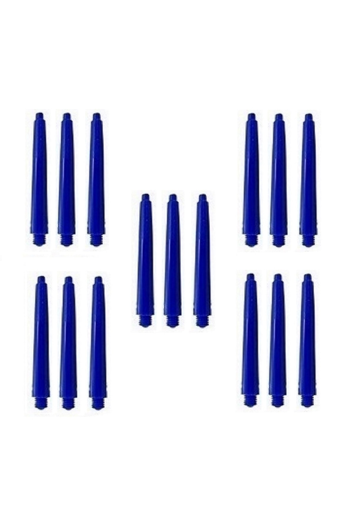 5 Set (15 ADET) 41mm Nylon Dart Şaft-shaft. Mavi