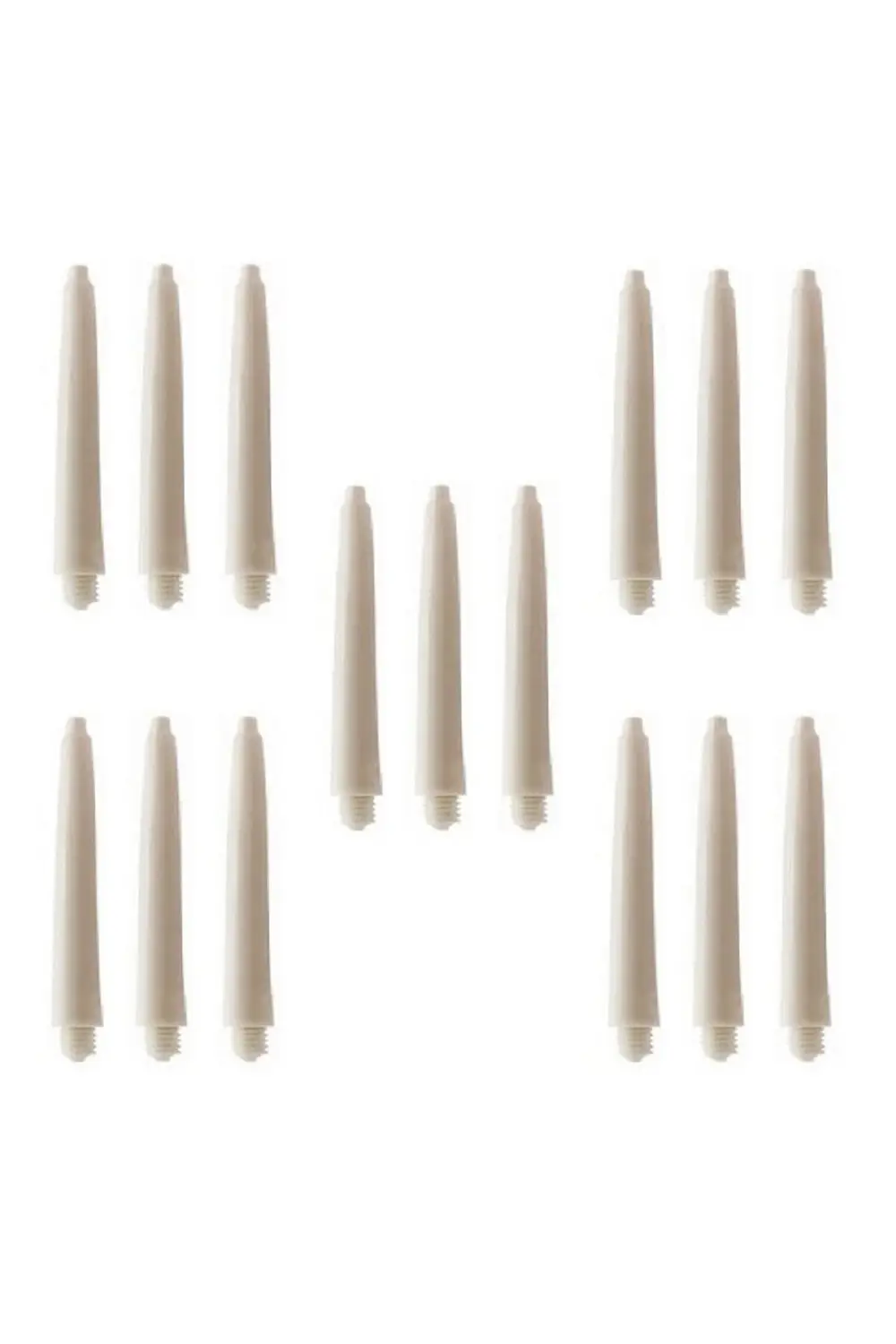 5 Set (15 ADET) 41mm Nylon Dart Şaft-shaft. Beyaz