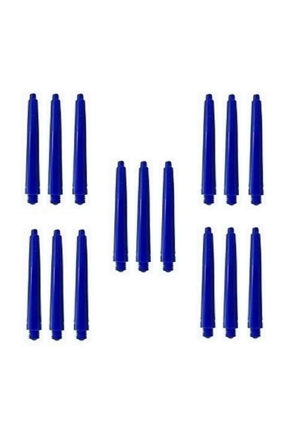 5 Set (15 ADET) 41mm Nylon Dart Şaft-shaft. Mavi