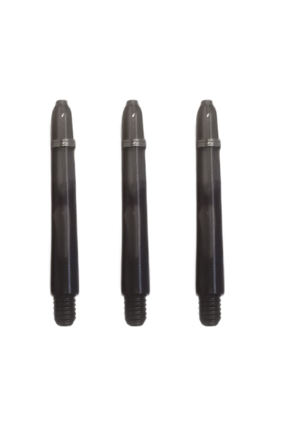 5 Set (15 ADET) 41mm, Siyah Polikarbon(PC) Siyah Şeffaf Dart Shaf