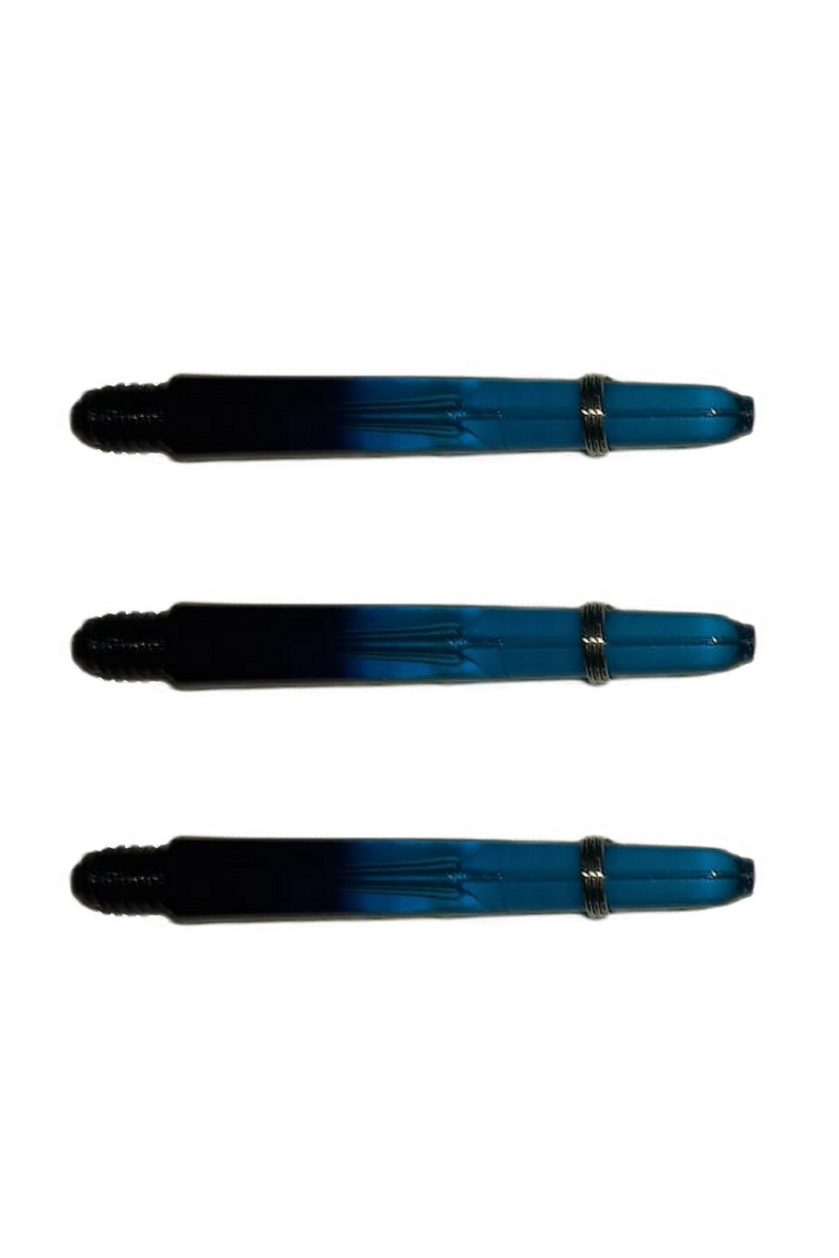 Dartsan 5 Set (15 Adet) 48Mm, Mavi-Siyah, Polikarbon Şeffaf Dart Shaft-Şa