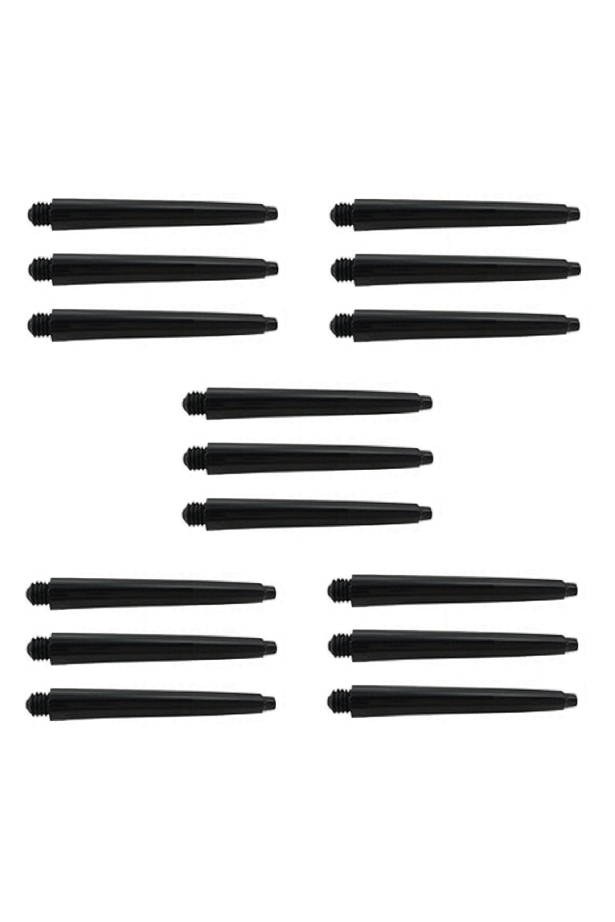 5 Set (15 ADET) 48mm Nylon Dart Şaft-shaft Siyah