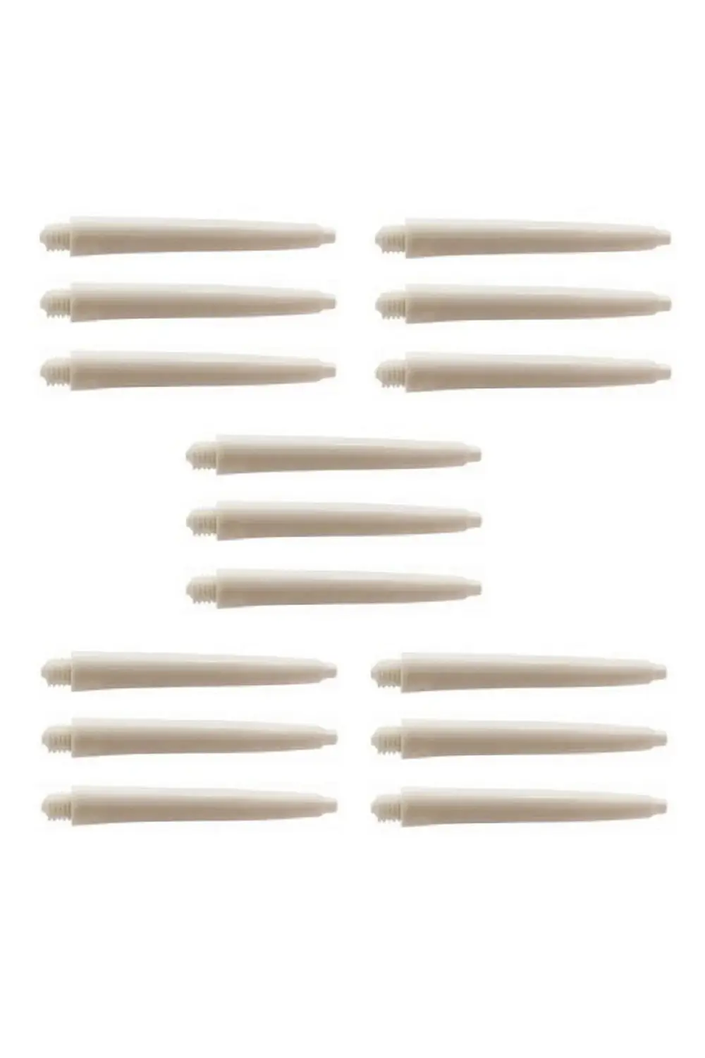 5 Set (15 ADET) 48mm Nylon Dart Şaft-shaft Beyaz