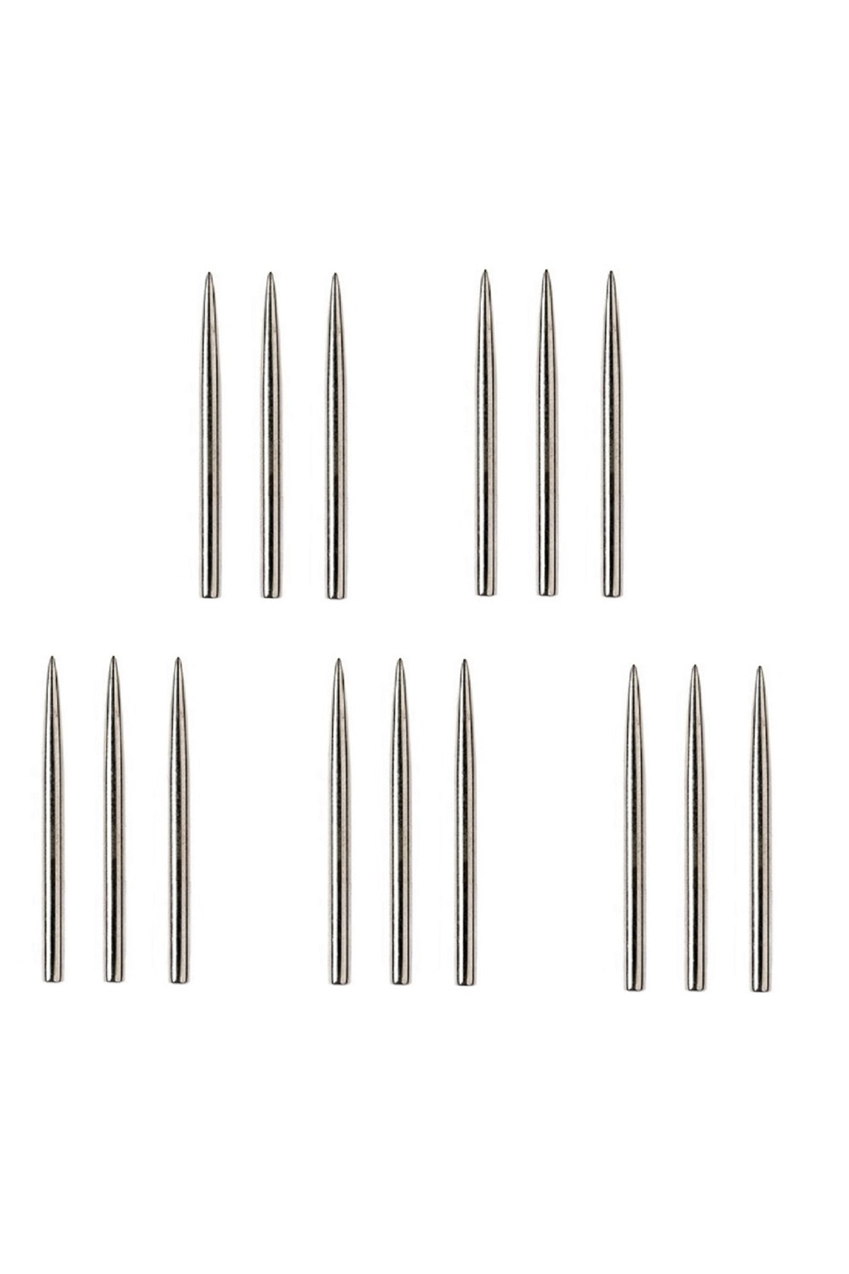 5 Set (15 ADET) Çelik Dart Oku Ucu. Steel Dart Tip.