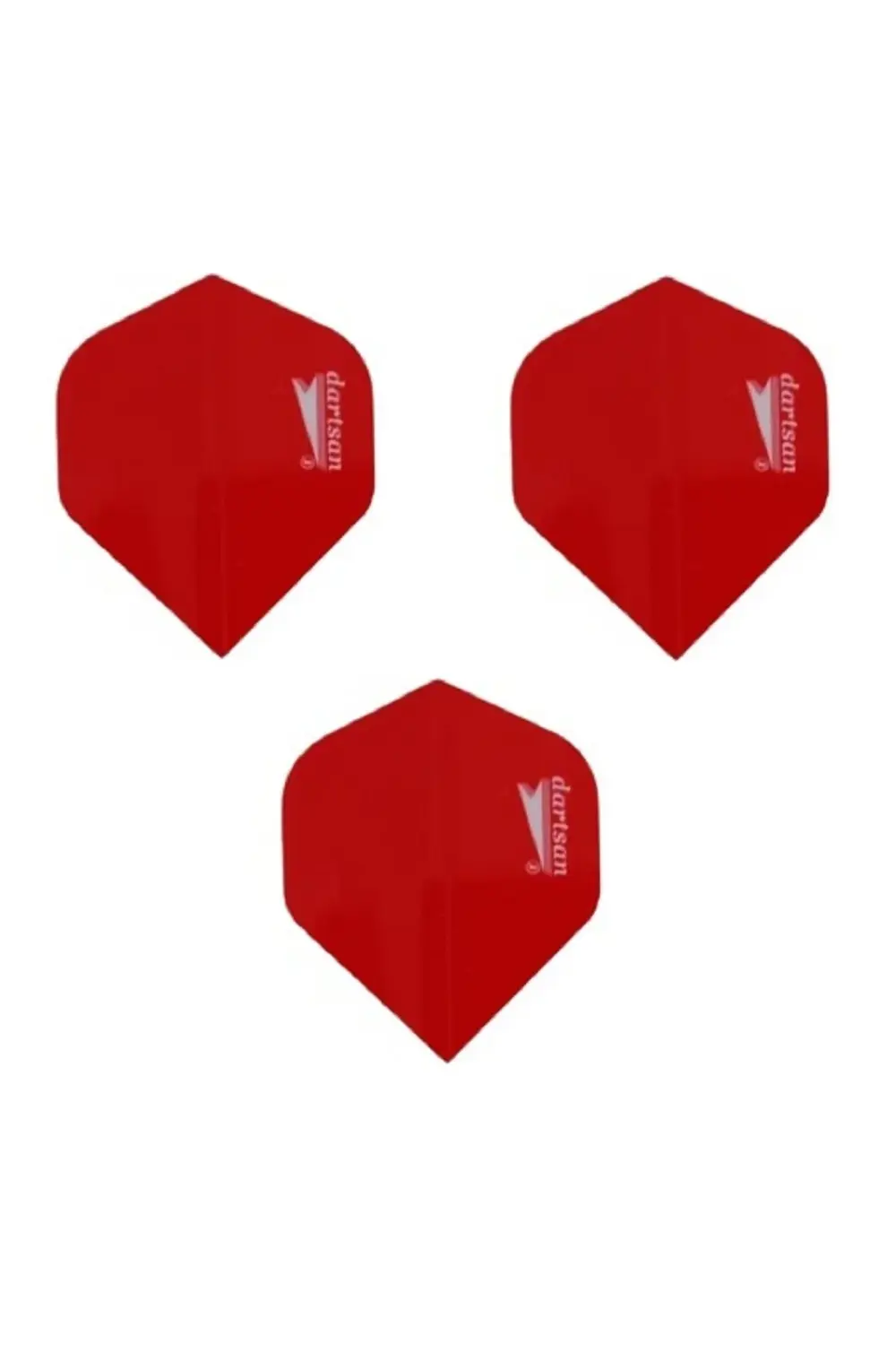 5 Set (15 ADET) Dart Flight-flayt 100 Micron Pet Kırmızı