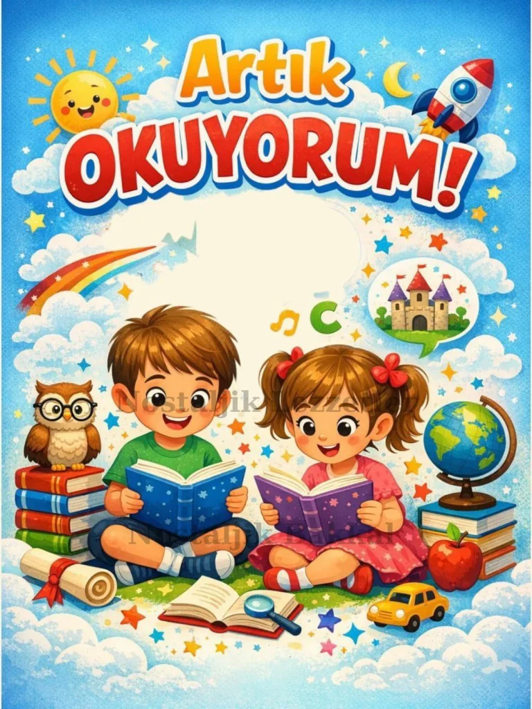 5 Set Yeni Okumayı Öğrenen Öğrencilere Hediye Artık Okuyorum Yazı 5 Set Yeni Okumayı Öğrenen Öğrencilere Hediye Artık Okuyorum Yazı