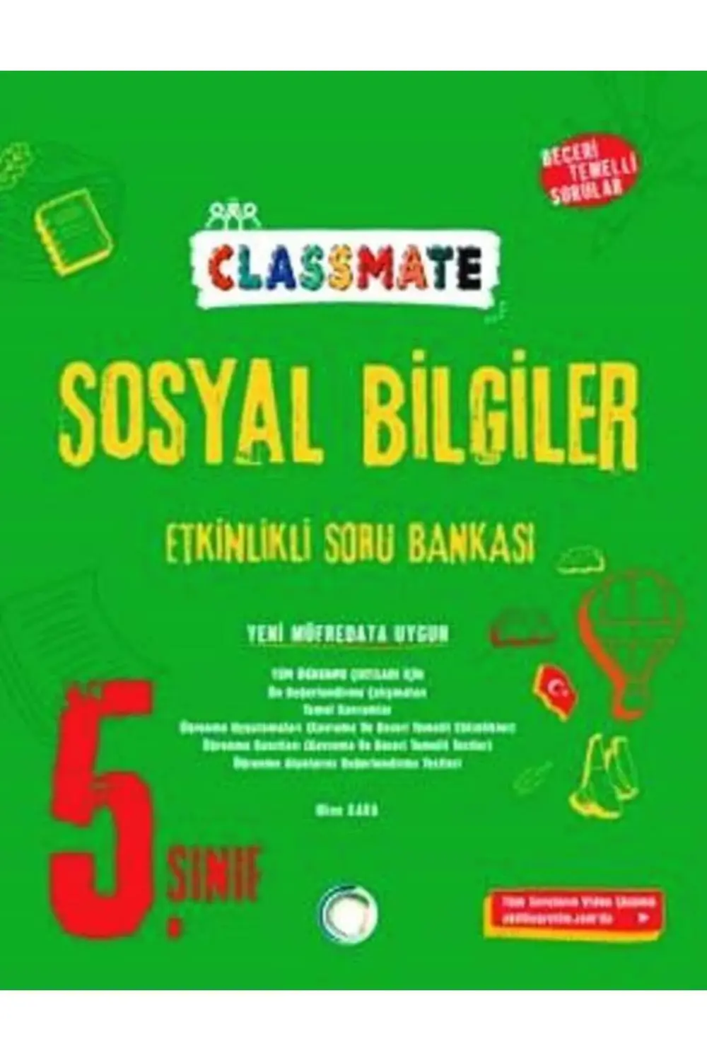 5. Sınıf Classmate Sosyal Bilgiler Etkinlikli Soru Bankası