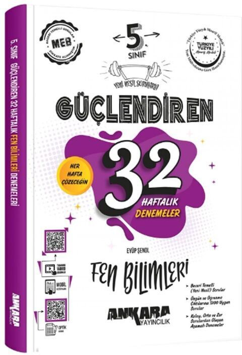 5. Sınıf Fen Bilimleri Güçlendiren 32 Haftalık Denemeleri Ankara 