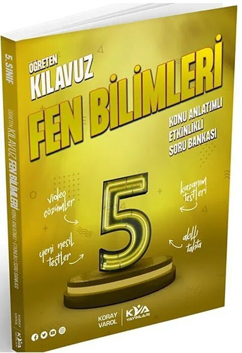 Koray Varol Akademi 5. Sınıf Fen Bilimleri Öğreten Kılavuz Konu Anlatımlı Etkinlikli 