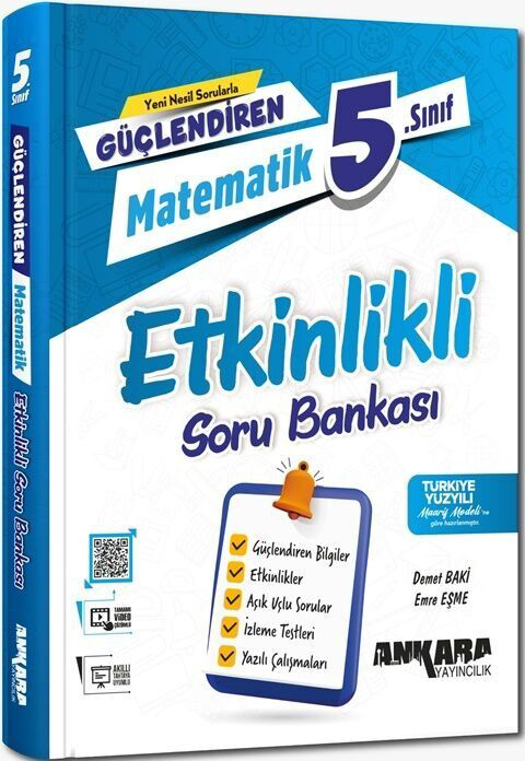 5. Sınıf Matematik Güçlendiren Etkinlikli Soru Bankası Ankara Yay