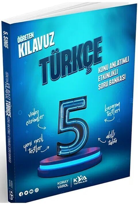 5. Sınıf Türkçe Öğreten Kılavuz Konu Anlatımlı Etkinlikli Soru Ba