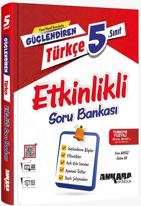 5. Sınıf Türkçe Güçlendiren Etkinlikli Soru Bankası Ankara Yayınc