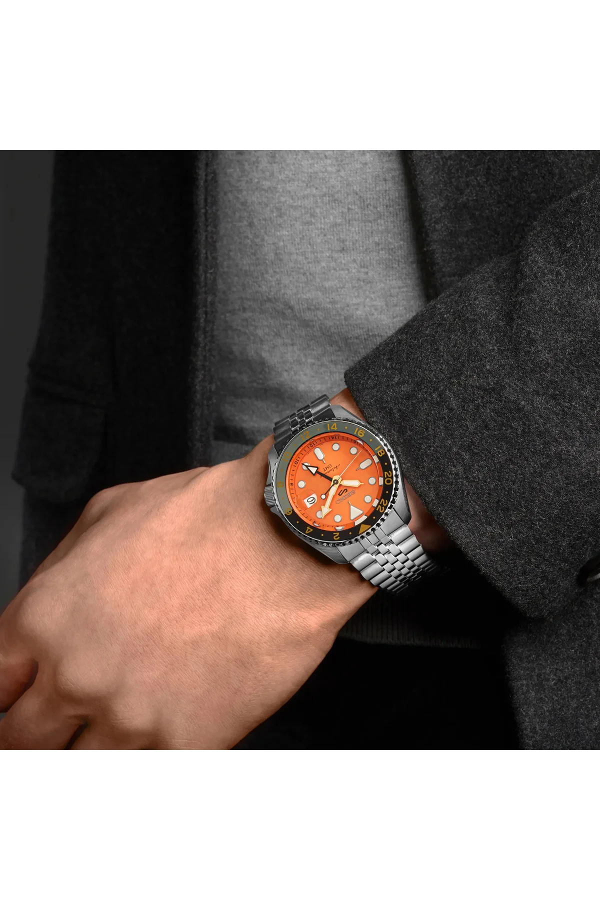 5 Sports Ssk005k1 (Ssk005k) GMT Otomatik Erkek Kol Saati