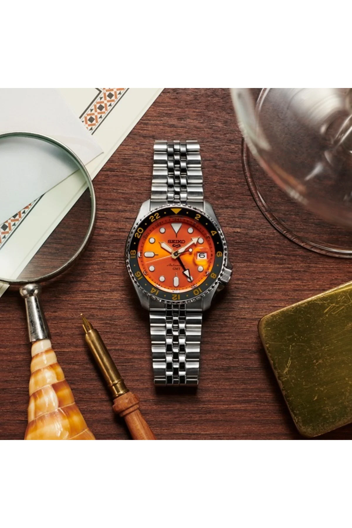 5 Sports Ssk005k1 (Ssk005k) GMT Otomatik Erkek Kol Saati