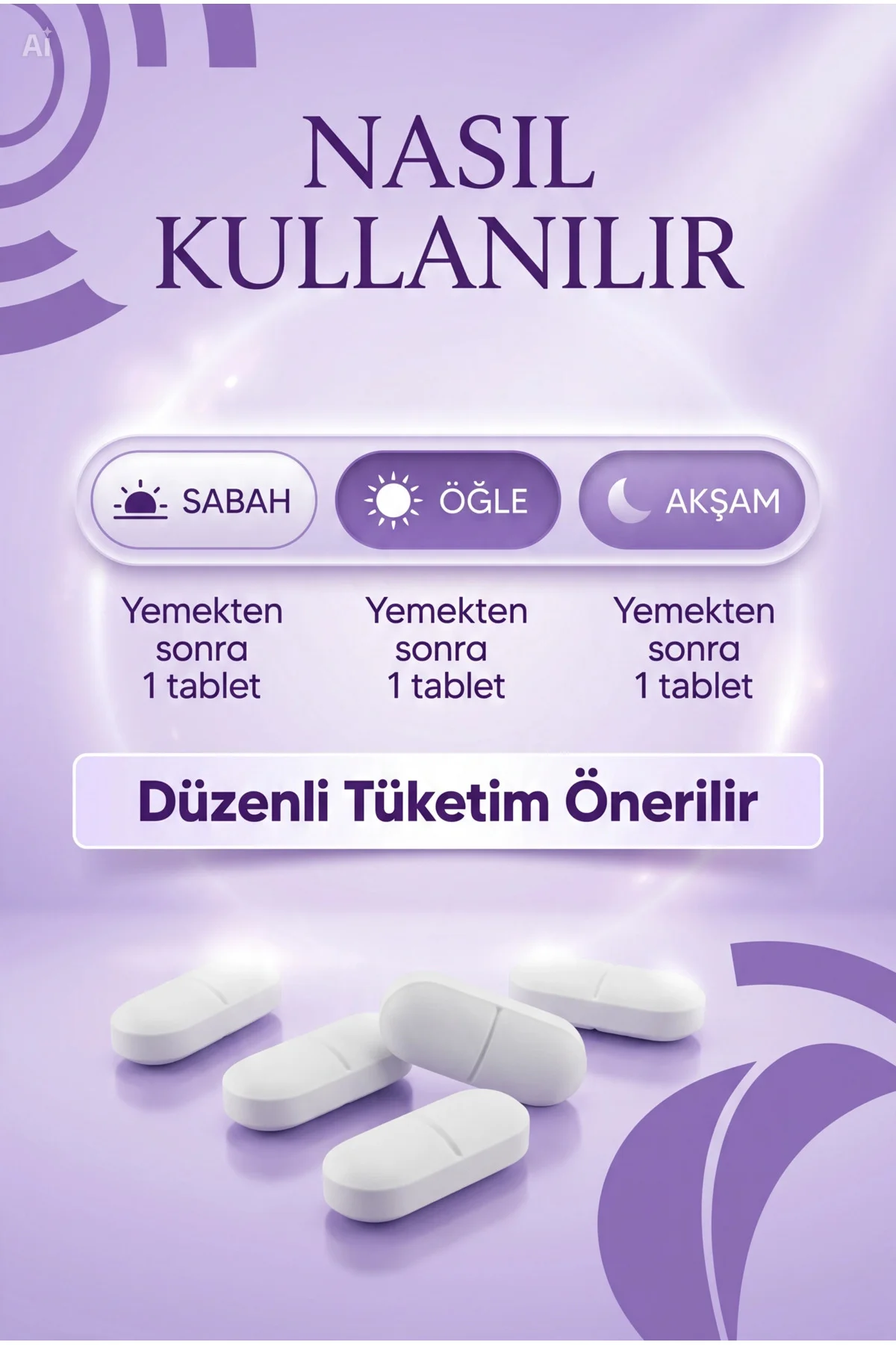 5 Tip Kolajen, Biotin, C Vitamini, Vitamin B12, Diyet Desteği 90 Tablet