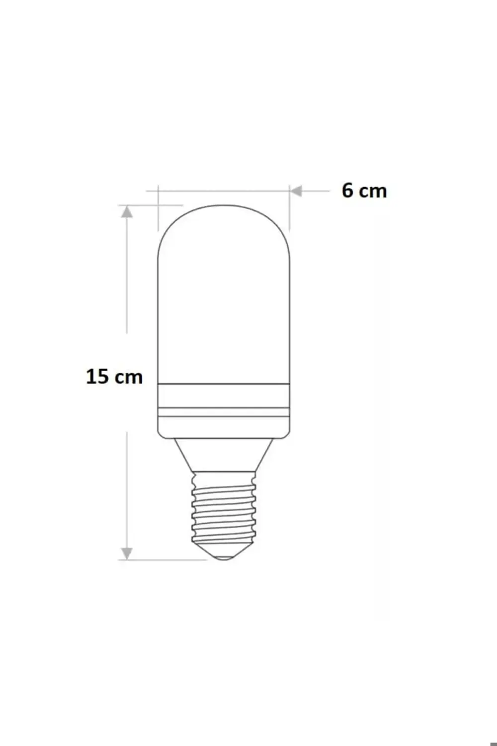 5 Watt Çok Fonksiyonlu Alev Led Ampul CT-4059